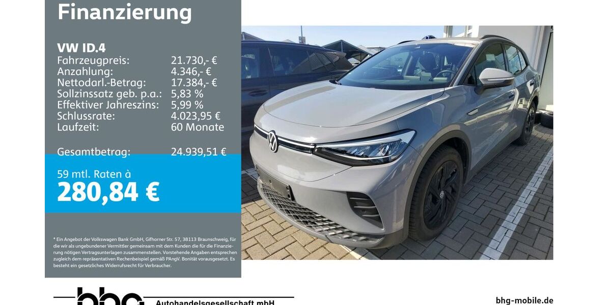 VW ID.4 64.112 km 21.730 &euro; Reutlingen 72770