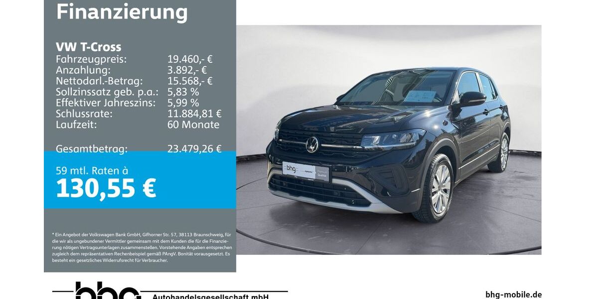 VW T-Cross 9.083 km 19.460 &euro; Metzingen 72555