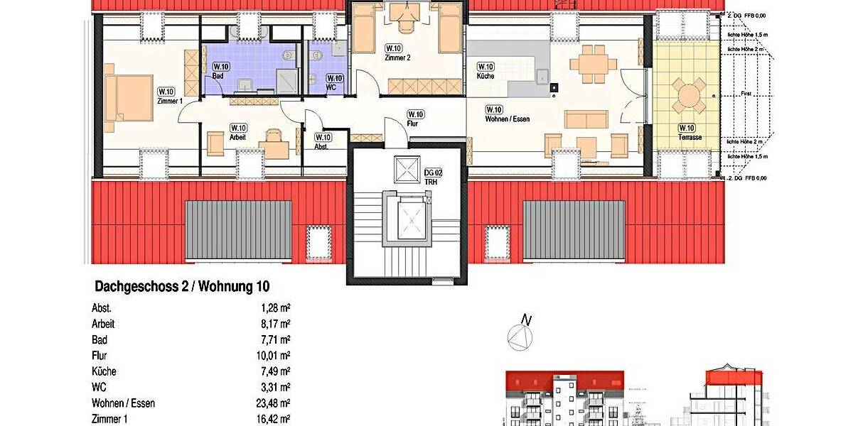 Etagenwohnung Nürtingen / Neckarhausen Neckarhausen - 3 Zimmer, 109 m&sup2;, 518.000&euro; | Angebot:25676364