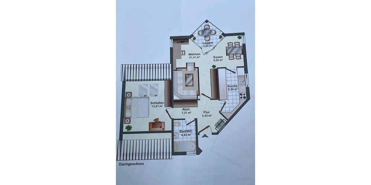 Dachgeschoßwohnung Lichtenstein - 2.5 Zimmer, 66 m&sup2;, 250.000&euro; | Angebot:26075609