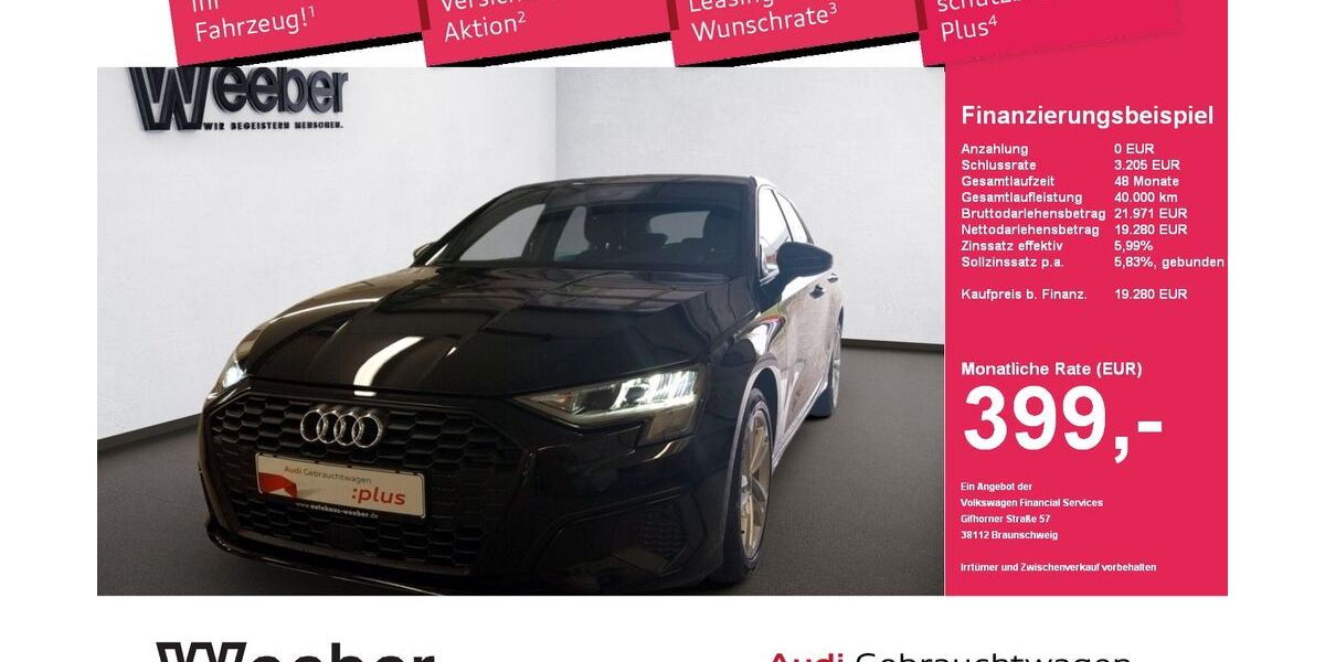 Audi A3 52.250 km 19.280 &euro; Herrenberg 71083