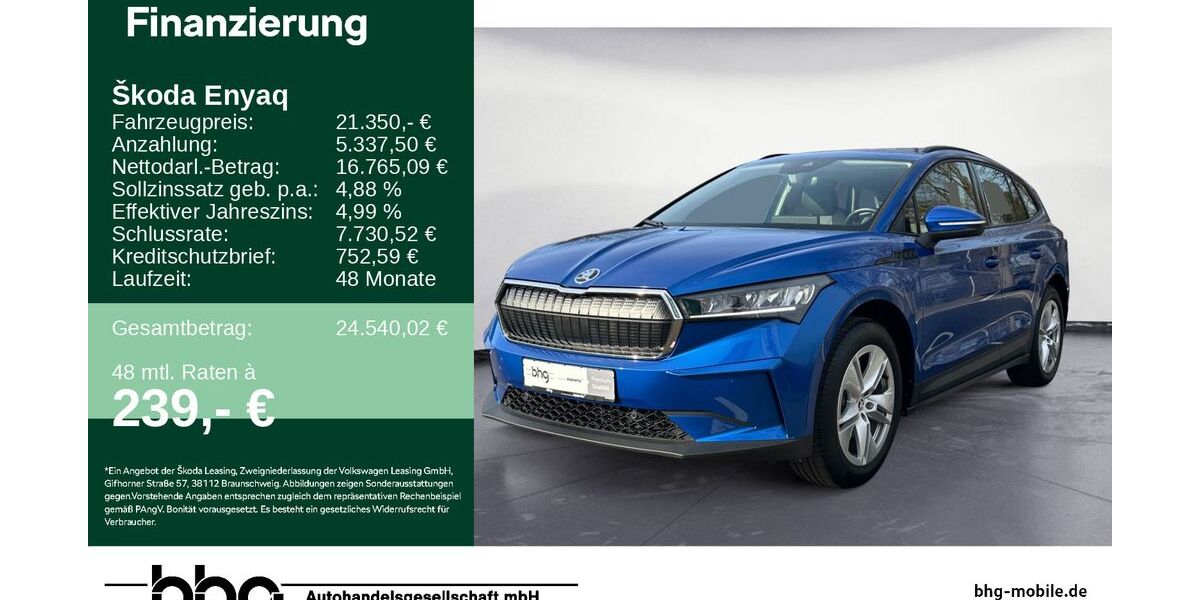 Skoda Enyaq 45.693 km 21.350 &euro; Tübingen 72072