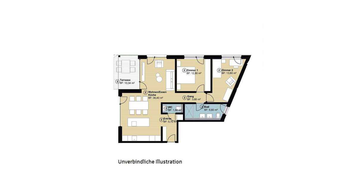 Etagenwohnung Hildrizhausen - 3.5 Zimmer, 86 m&sup2;, 498.800&euro; | Angebot:25193803