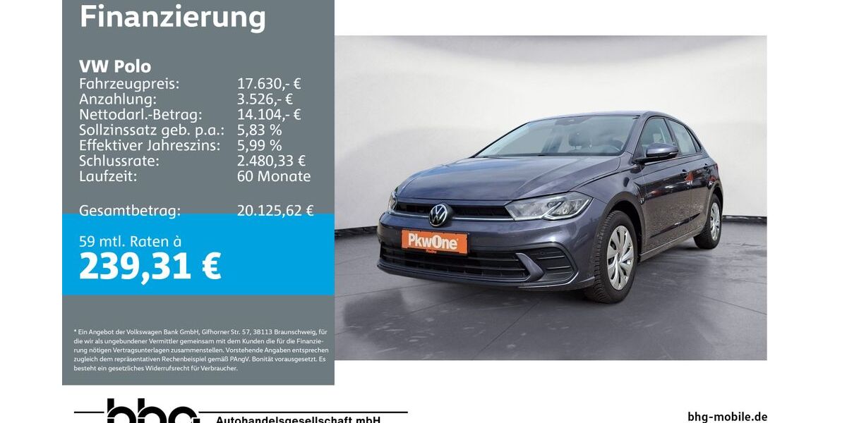 VW Polo 57.166 km 17.630 &euro; Reutlingen 72770