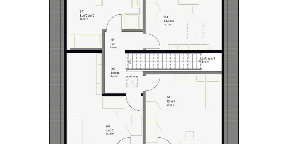 Einfamilienhaus Rottenburg am Neckar Rottenburg - 5 Zimmer, 159 m&sup2;, 484.229&euro; | Angebot:26686136