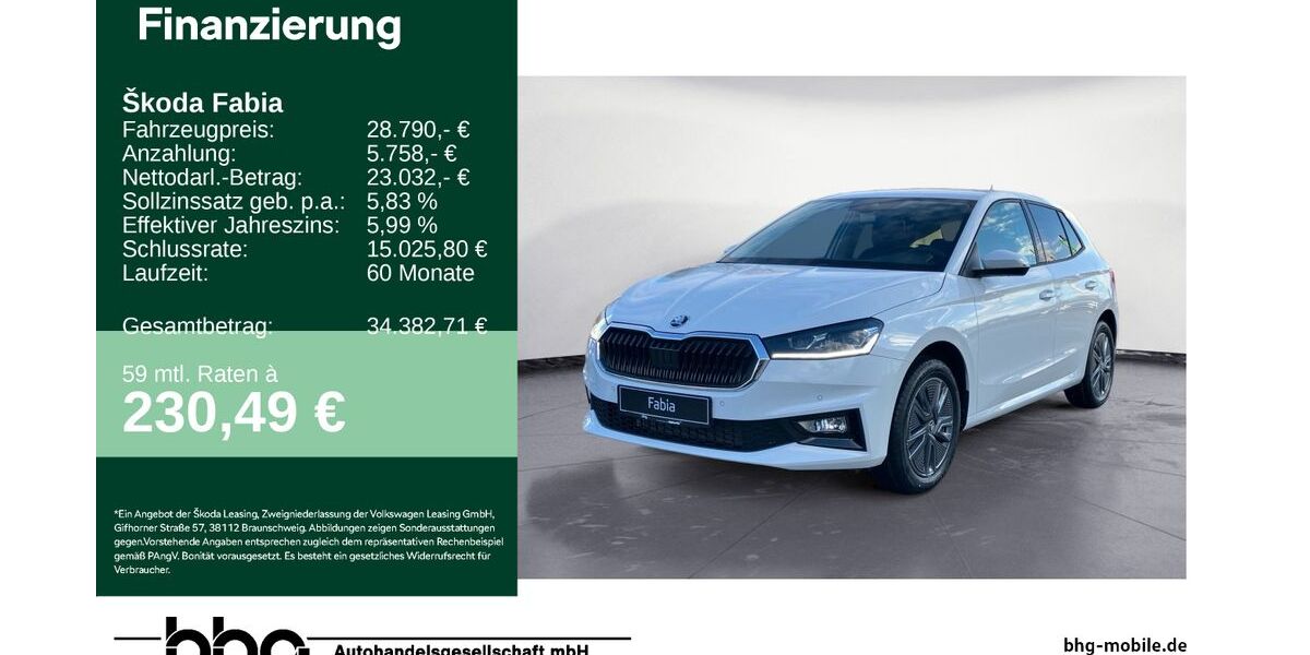 Skoda Fabia 2.963 km 28.790 &euro; Tübingen 72072