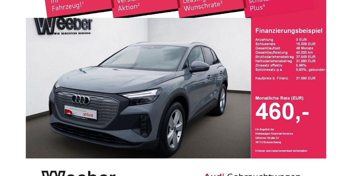 Audi Q4 e-tron 57.646 km 30.980 &euro; Herrenberg 71083