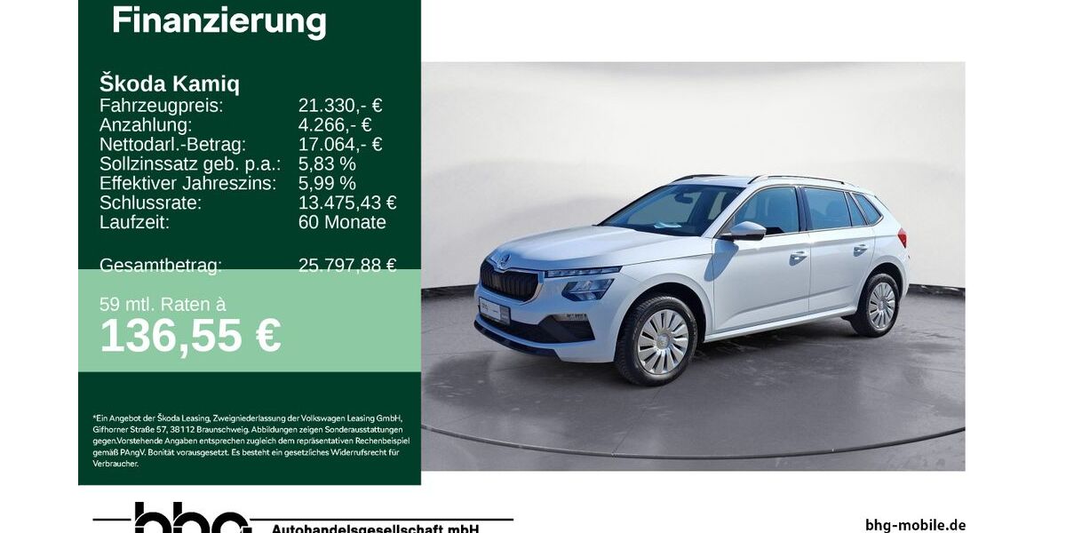 Skoda Kamiq 26.407 km 21.330 &euro; Metzingen 72555