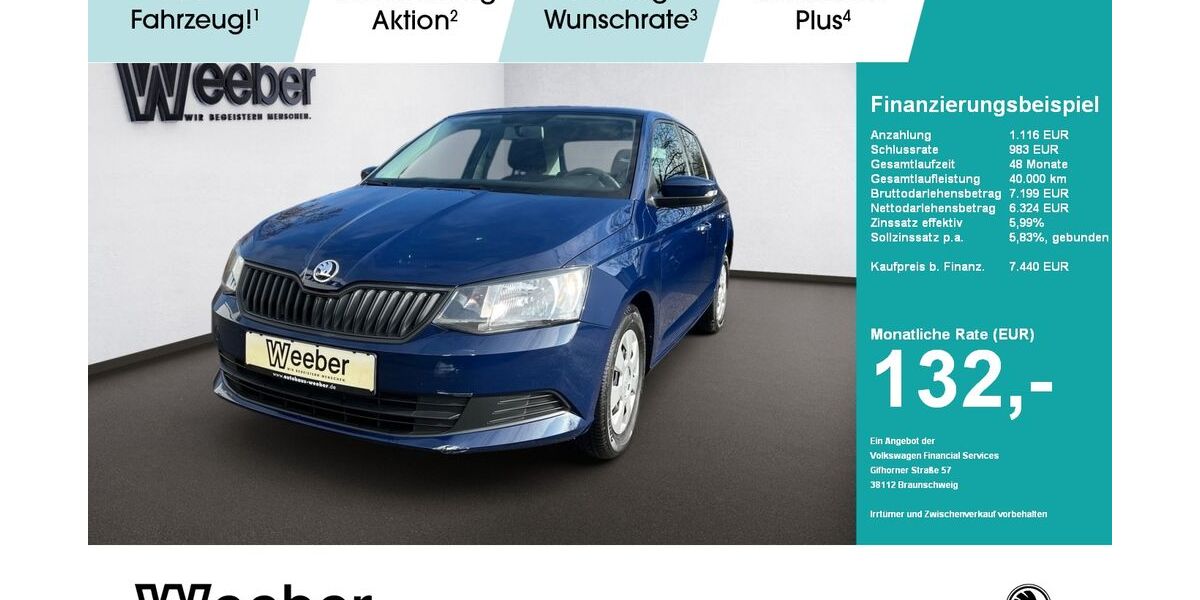 Skoda Fabia 17.703 km 6.890 &euro; Herrenberg 71083