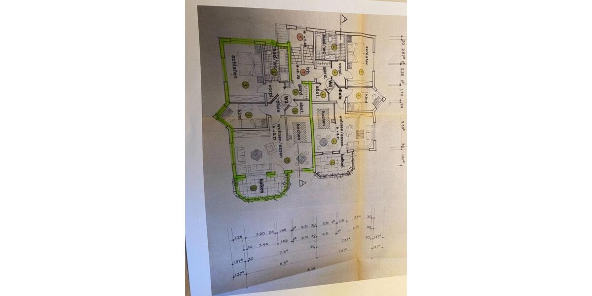 Etagenwohnung Burladingen - 3.5 Zimmer, 81 m&sup2;, 249.000&euro; | Angebot:24564915