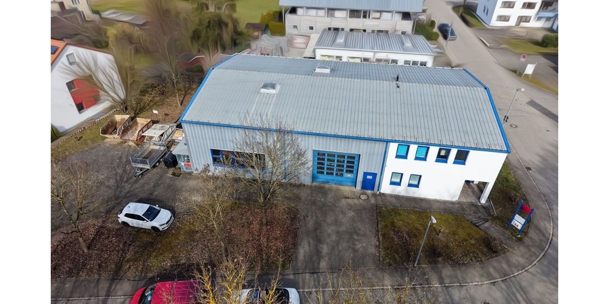 Gewerbehalle mit Bürotrakt und 7 Stellplätzen in RT-Betzingen zu vermieten - Gewerbeobjekt Reutlingen Baden-Württemberg | Angebot:25349893