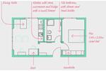 Terrassenwohnung Tübingen Derendingen - 2 Zimmer, 41 m&sup2;, 1.145&euro; | Angebot:26222380