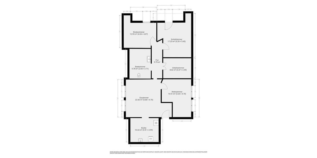Dachgeschoßwohnung Trochtelfingen - 5 Zimmer, 85 m&sup2;, 900&euro; | Angebot:27601277