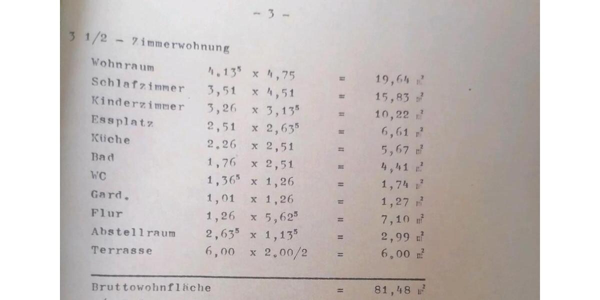 Etagenwohnung Reutlingen Orschel-Hagen - 3.5 Zimmer, 80 m&sup2;, 298.000&euro; | Angebot:26123044