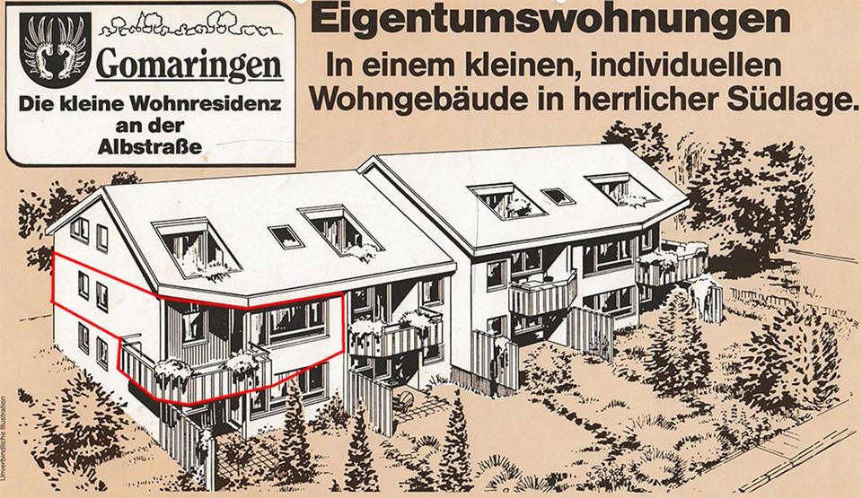 Etagenwohnung Gomaringen - 3 Zimmer, 72 m&sup2;, 690&euro; | Angebot:27612651