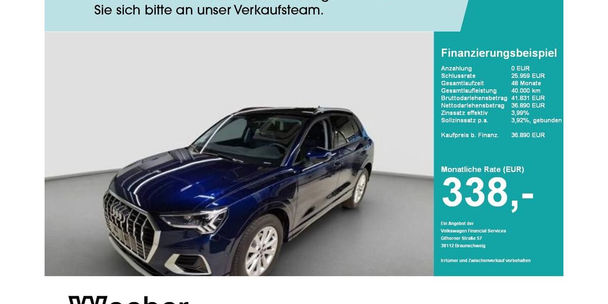 Audi Q3 4.144 km 36.890 &euro; Herrenberg 71083