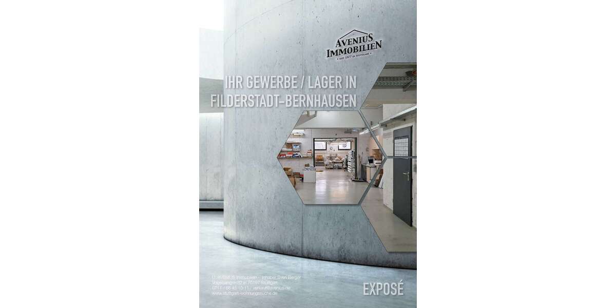 Gewerbeobjekt Filderstadt-Bernhausen Bernhausen - 1.050&euro; | Angebot:25357187