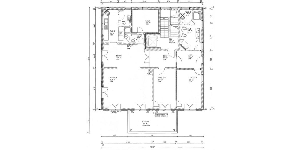 Etagenwohnung Tübingen Schönblick / Winkelwiese - 5.5 Zimmer, 149 m&sup2;, 2.000&euro; | Angebot:26024043