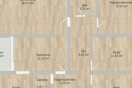 Wohnung Herrenberg - 4 Zimmer, 96 m&sup2;, 330.000&euro; | Angebot:24821364