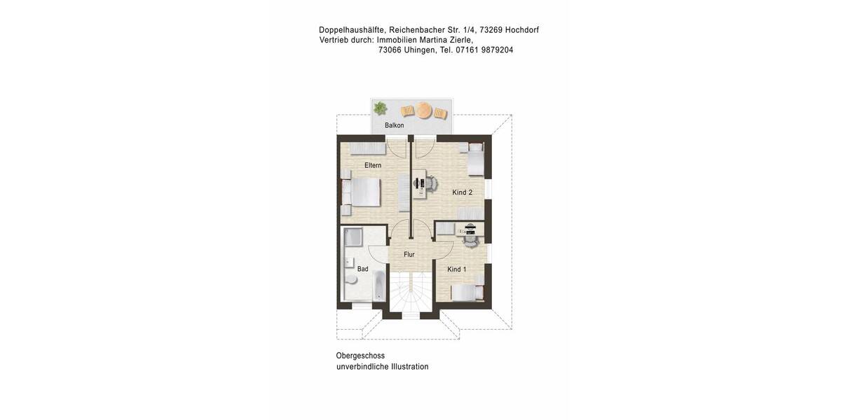 Doppelhaushälfte Hochdorf - 5 Zimmer, 150 m&sup2;, 759.000&euro; | Angebot:25676238