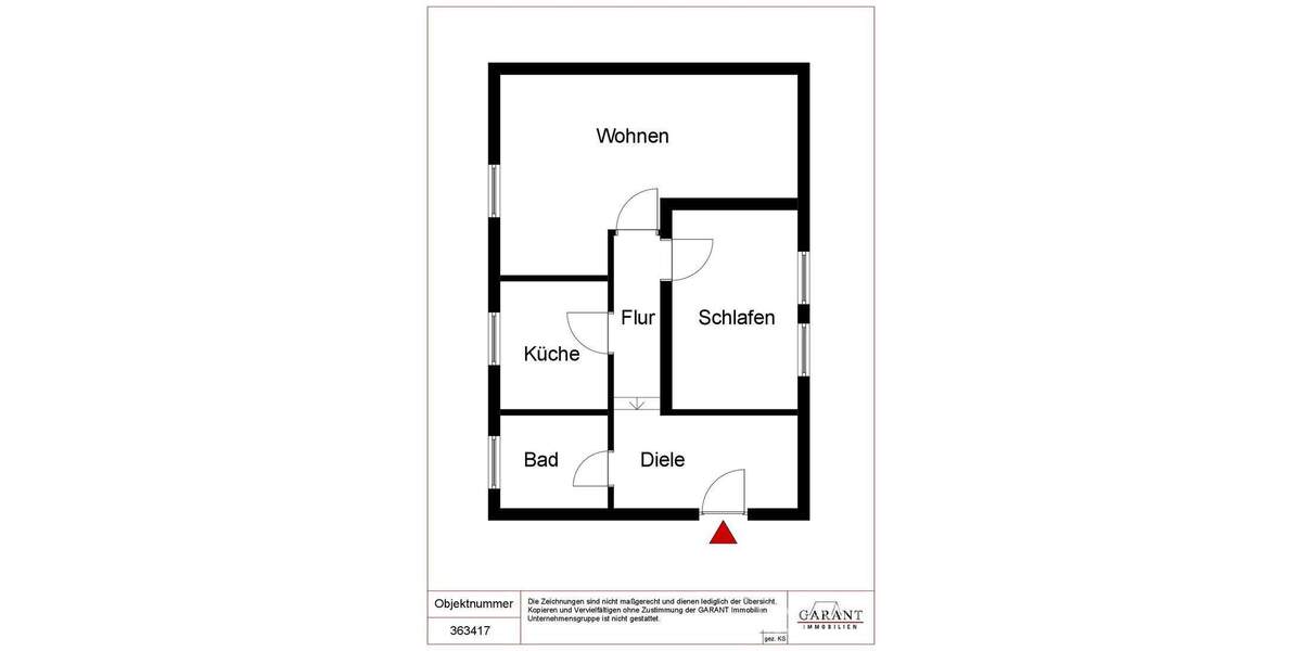 Etagenwohnung Walddorfhäslach Walddorf - 2 Zimmer, 53 m&sup2;, 165.000&euro; | Angebot:25746481