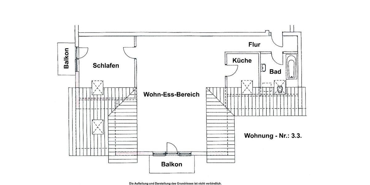 Dachgeschoßwohnung Reutlingen Reutlingen-Betzingen - 1 Zimmer, 84 m&sup2;, 975&euro; | Angebot:27547229