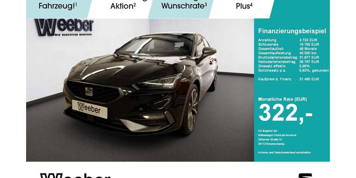 Seat Leon 8.990 km 28.990 &euro; Herrenberg 71083