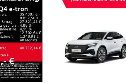 Audi Q4 e-tron 43.009 km 35.430 &euro; Reutlingen 72760