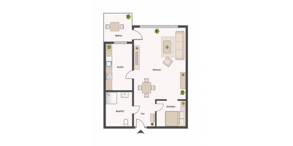 Etagenwohnung Pfullingen - 1 Zimmer, 35 m&sup2;, 550&euro; | Angebot:26687933
