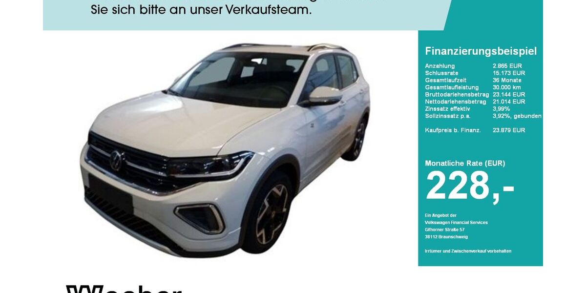 VW T-Cross 12.281 km 23.450 &euro; Herrenberg 71083