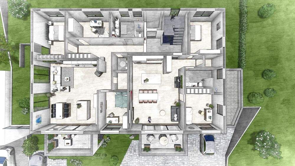 Etagenwohnung Rangendingen - 3 Zimmer, 100 m&sup2;, 465.500&euro; | Angebot:25699658