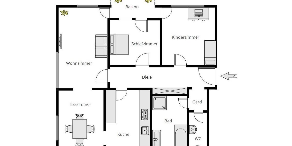 Etagenwohnung Reutlingen Sondelfingen - 4 Zimmer, 110 m&sup2;, 329.000&euro; | Angebot:25451503