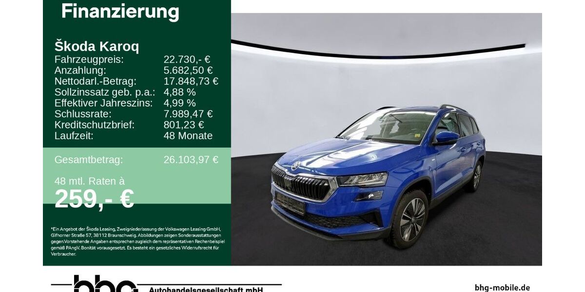 Skoda Karoq 78.749 km 22.330 &euro; Reutlingen 72770