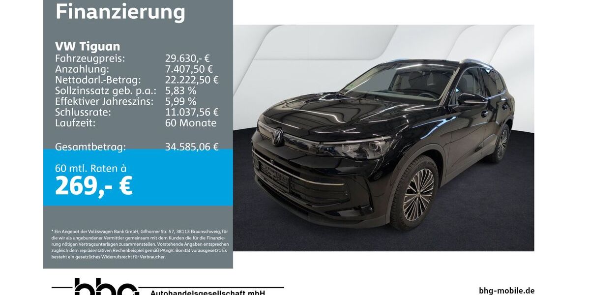 VW Tiguan 24.656 km 28.960 &euro; Mössingen 72116