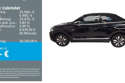 VW T-Roc 6.552 km 25.260 &euro; Mössingen 72116