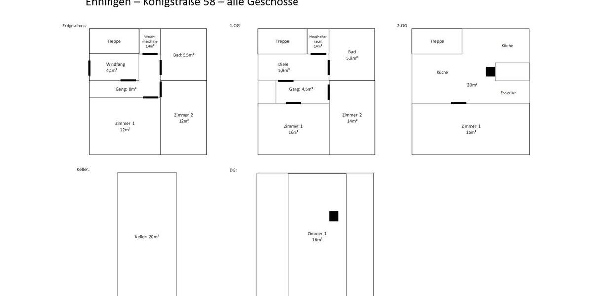 Einfamilienhaus Ehningen - 7 Zimmer, 122 m&sup2;, 277.000&euro; | Angebot:25717875