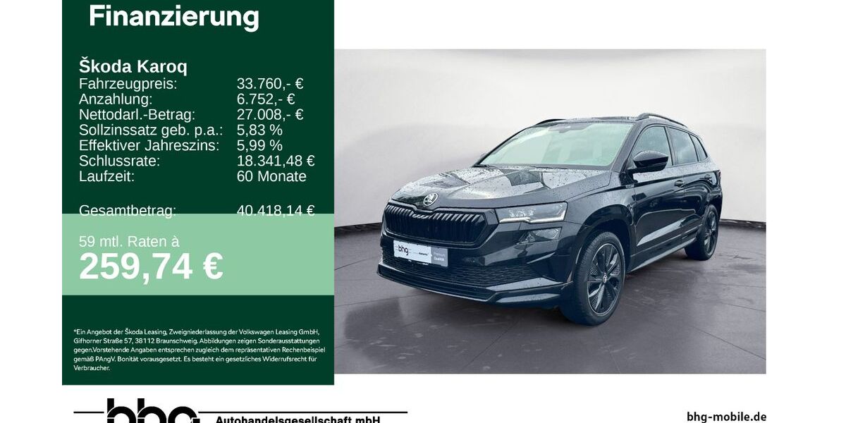 Skoda Karoq 39.779 km 33.760 &euro; Tübingen 72072