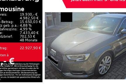 Audi A3 58.330 km 19.930 &euro; Reutlingen 72760