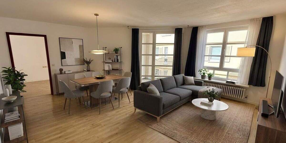 Etagenwohnung Reutlingen Innenstadt - 2 Zimmer, 66 m&sup2;, 294.000&euro; | Angebot:25751226