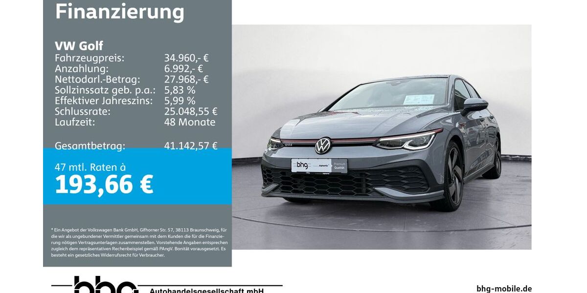 VW Golf 25.053 km 34.490 &euro; Metzingen 72555