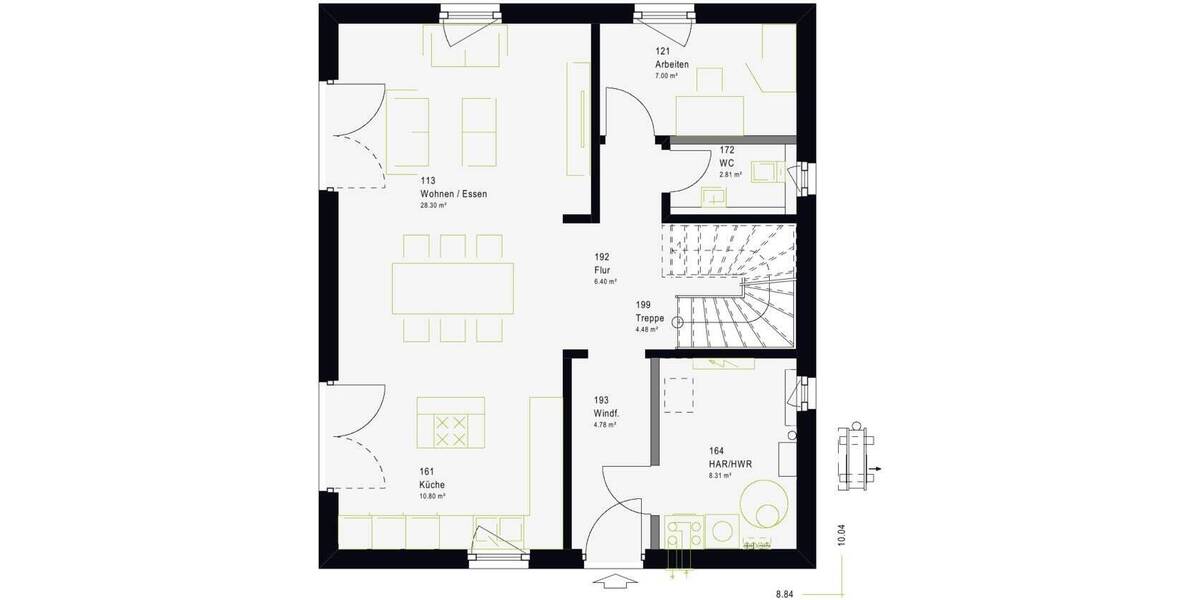 Einfamilienhaus Tübingen Unterjesingen - 5 Zimmer, 145 m&sup2;, 609.099&euro; | Angebot:26820426