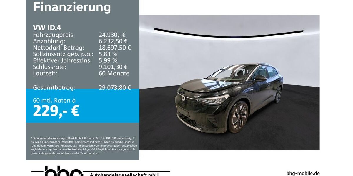 VW ID.4 53.712 km 24.930 &euro; Mössingen 72116