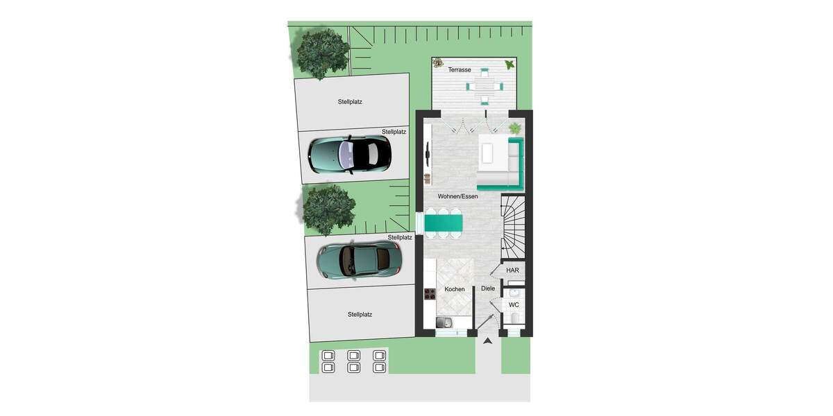 Reihenendhaus Sindelfingen Mitte - 4 Zimmer, 116 m&sup2;, 630.000&euro; | Angebot:25730768