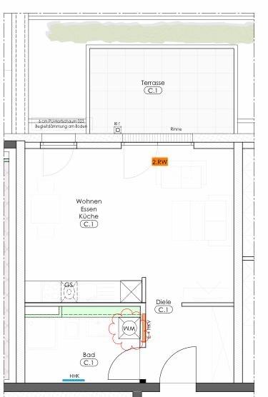 Erdgeschoßwohnung Schönaich - 1 Zimmer, 41 m&sup2;, 990&euro; | Angebot:24730145