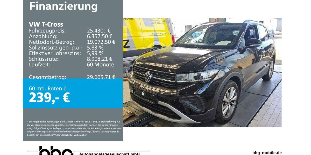 VW T-Cross 6.295 km 23.830 &euro; Reutlingen 72770