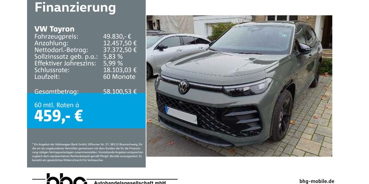 VW Tayron 24.608 km 49.830 &euro; Reutlingen 72770
