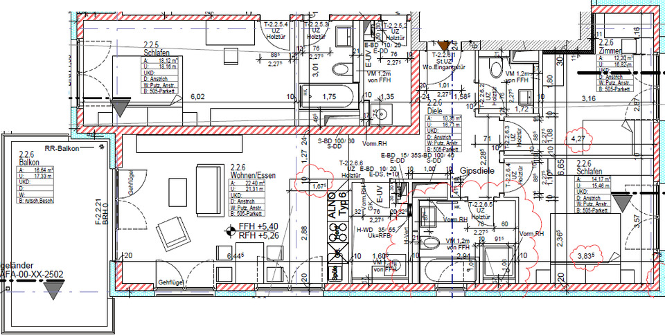 Etagenwohnung Böblingen Dagersheim - 3 Zimmer, 86 m&sup2;, 1.295&euro; | Angebot:26005954
