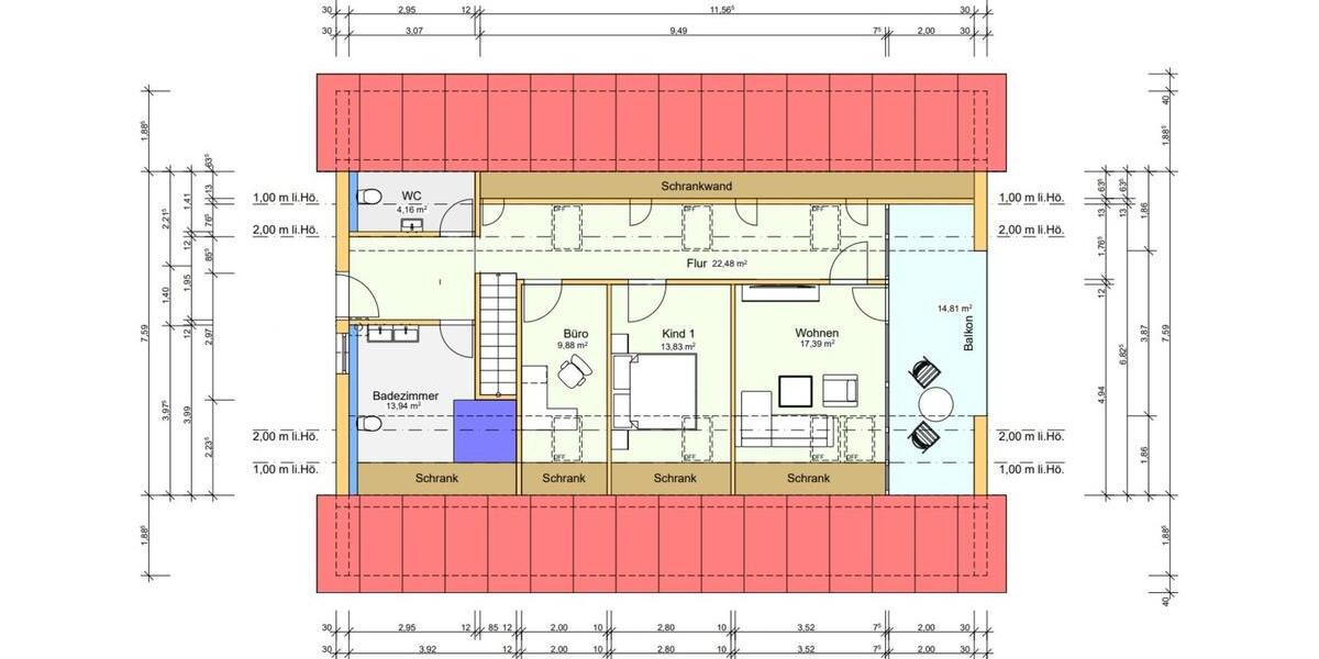 Maisonettenwohnung Gammertingen - 3 Zimmer, 130 m&sup2;, 1.300&euro; | Angebot:24844997