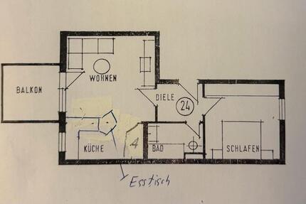 Wohnung Kirchheim unter Teck - 2 Zimmer, 55 m&sup2;, 1.000&euro; | Angebot:27564763