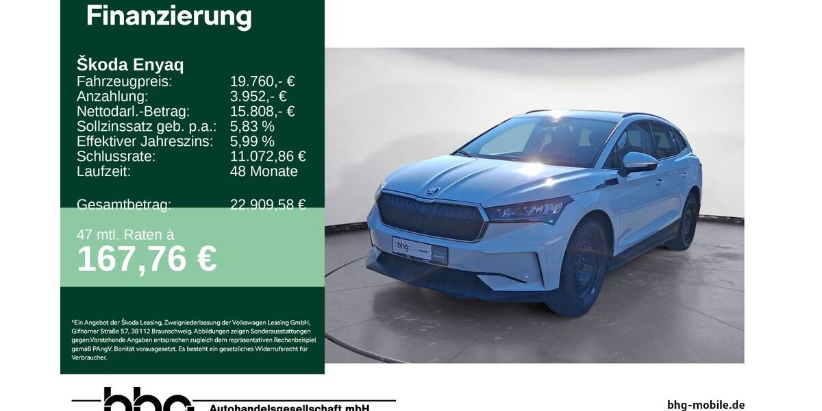 Skoda Enyaq 53.447 km 19.490 &euro; Reutlingen 72770